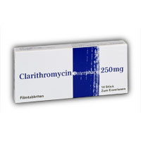 CLARITHROMYCIN INT 250MG 